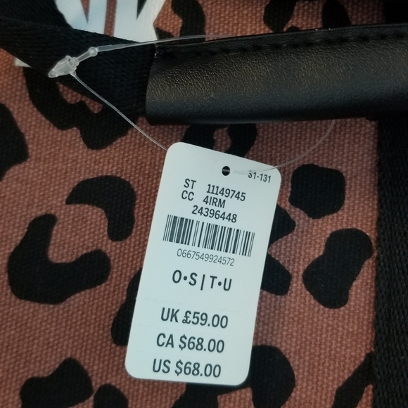 PINK VS leopard print zipper tote - Picture 6 of 6